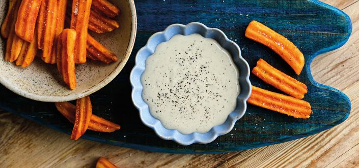 Aviko Wavy Blends Paprika koos kreemja gorgonzola kastmega