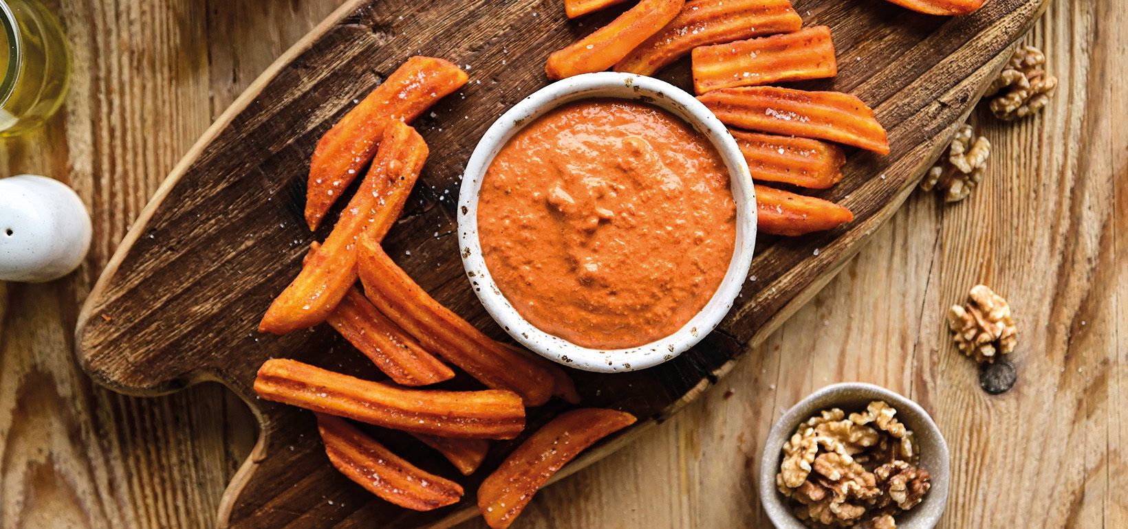 Aviko Wavy Blends Paprika koos Muhammara kastmega