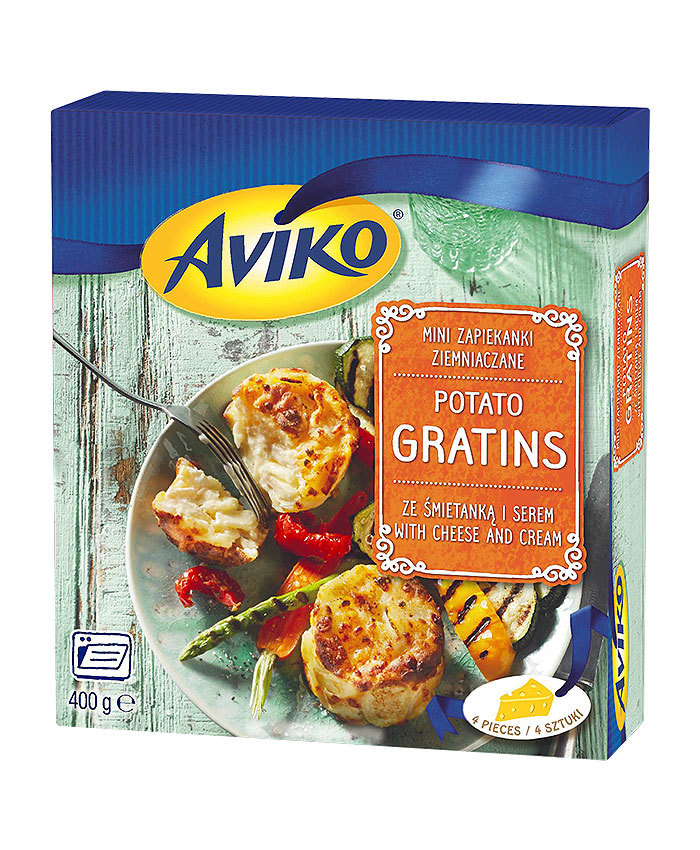 GRATINS WITH CHEESE AND CREAM 400