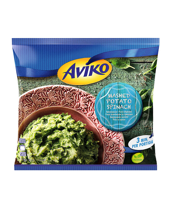 Mashed Potato Spinach 750